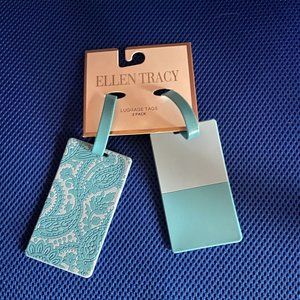 New Ellen Tracy 2 pack luggage tags